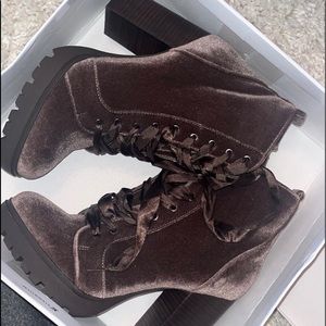 Steve Madden Velvet Boots
